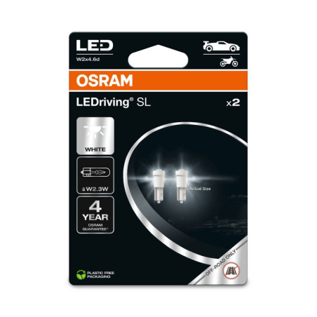 OSRAM LEDRIVIN SL 2723DWP-2BL ~W2,3W W2X4.6D 12V 0.25WW