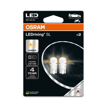 OSRAM LEDRIVIN SL 2827DYP-2BL ~W5W W2.1X9.5D 12V 0,5W