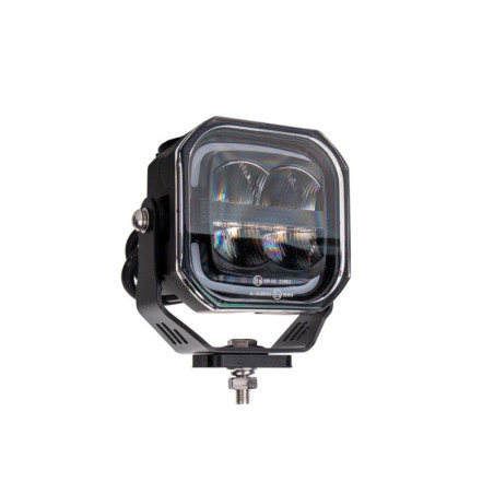 DRIVING LIGHT M-TECH BLACK SERIES  - SQUARE 5 80W 12-48V TRI-COLOR FRAME POSITION LIGHT, R10 R148
