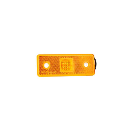 LAMPA OBRYSOWA Z HOMOLOGACJĄ ECE LED 24V POMARAŃCZOWA