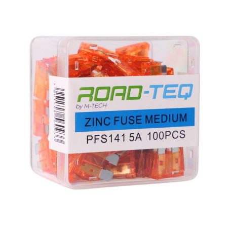 ZINC FUSE MEDIUM, BOX PACKING 5A 100PCS/BOX