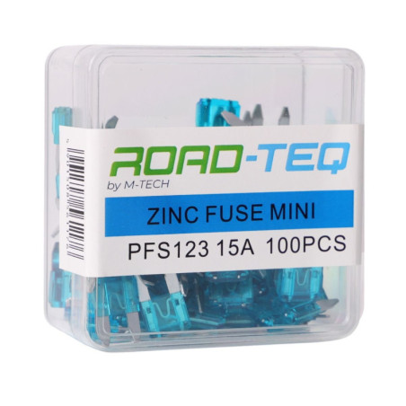 ZINC FUSE MINI, BOX PACKING 15A 100PCS/BOX