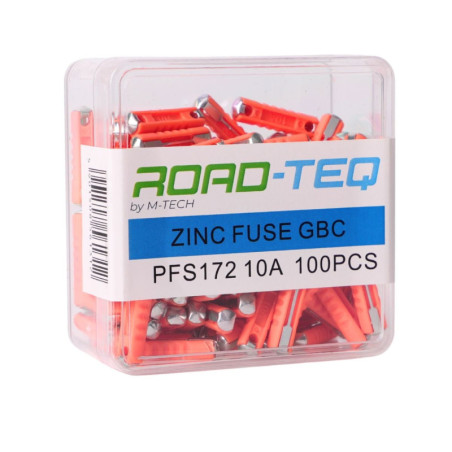 ZINC FUSE GBC, BOX PACKING 10A 100PCS/BOX