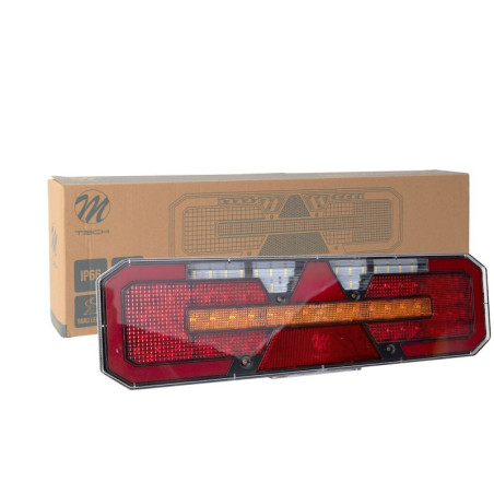 PILOTO TRASERO COMBINADO CON HOMOLOGACIÓN ECE, 92 LED, 12/24V, DERECHO