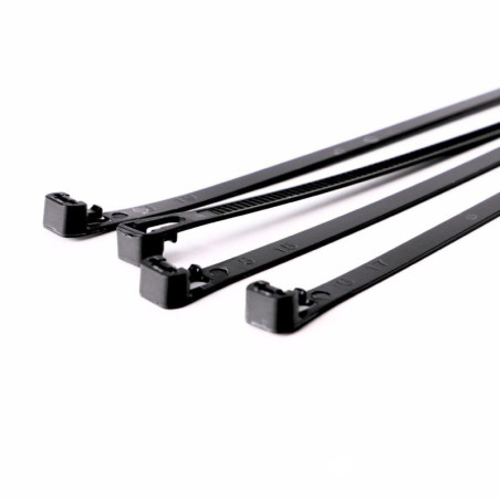 NYLONOWE OPASKI ZACISKOWE WIELOKROTNEGO UŻYTKU ROAD-TEQ W:7,4X450MM 20SZT. CZARNE