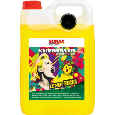 SONAX LIMPIADOR DE PARABRISAS LISTO PARA USO AROMA LEMON ROCKS