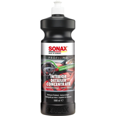 SONAX CONCENTRADO 1 LITRO LIMPIADOR INTERIORES COCHE VERSATIL ELIMINA SUCIEDAD