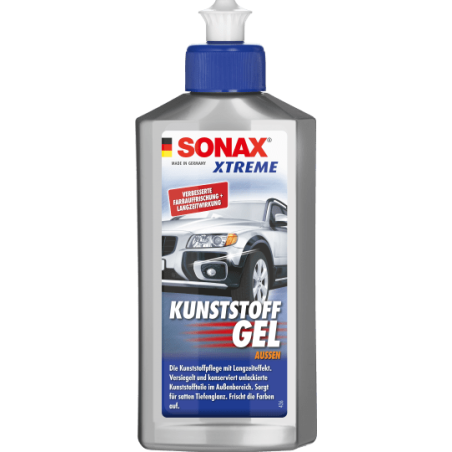 SONAX CUIDA PIEZAS DE PLÁSTICO SIN PINTAR COMO PARACHOQUES Y MOLDURAS