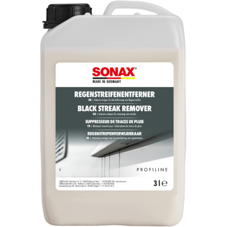 SONAX LIMPIADOR INTENSIVO ABRASIVO ELIMINA RAYAS DE LLUVIA EN CRISTAL Y PINTURA