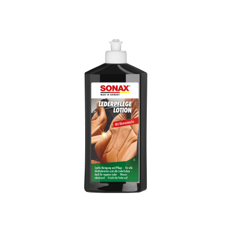 SONAX EMULSION LIMPIEZA Y CUIDADO PARA CUERO LISO Y ARTIFICIAL SUAVE Y DE ALTA CALIDAD