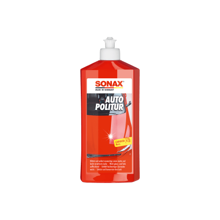 SONAX ABRILLANTADOR PARA PINTURAS NUEVAS MATES ENVEJECIDAS DE COLORES Y METALIZADAS
