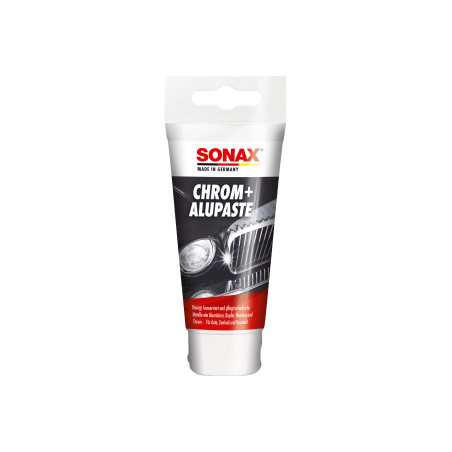 SONAX CREMA PROTECTORA PULIDORA PARA CROMADOS Y ALUMINIO ELIMINA CORROSION Y OPACIDAD