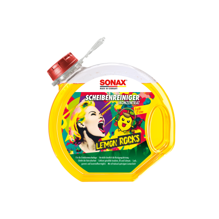 SONAX CONCENTRADO LIMPIADOR CON FRAGANCIA A LIMON PARA LAVAPARABRISAS DE VERANO