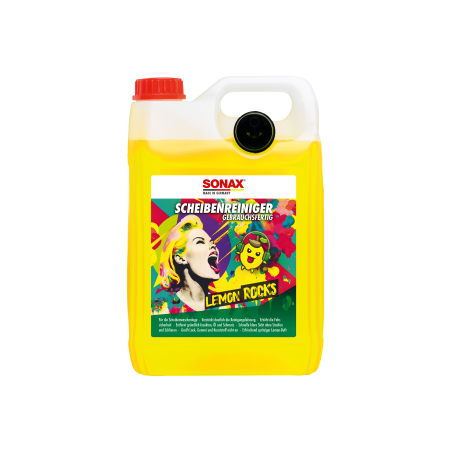 SONAX LIMPIADOR LISTO PARA USAR LIMPIAPARABRISAS Y LAVAFAROS REFRESCANTE AROMA LIMÓN