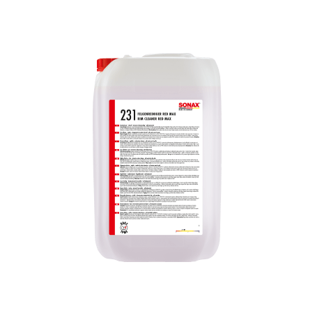 SONAX POTENTE LIMPIADOR PROFESIONAL DE LLANTAS CON CAMBIO DE COLOR INTENSO