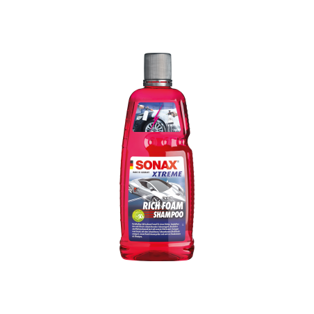 SONAX CHAMPÚ ESPUMOSO ELIMINADOR DE SUCIEDAD AROMA BAYAS PARA TODO EL VEHÍCULO