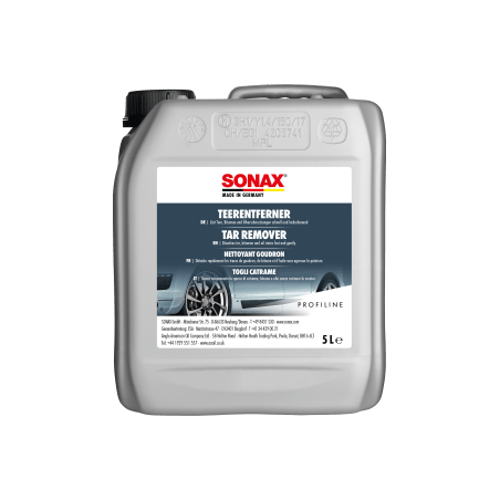 SONAX ELIMINA MANCHAS DE ALQUITRÁN Y ACEITE EN PINTURA Y CROMO