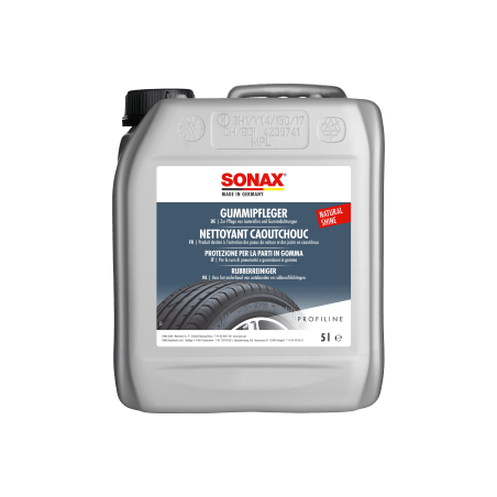 SONAX LIMPIA Y PROTEGE LAS GOMAS DEL COCHE Y RESTAURA SU ELASTICIDAD