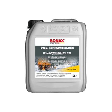 SONAX CERA SPRAY TRANSPARENTE PARA CARROCERIA RESISTENTE A LA SAL Y SALPICADURAS