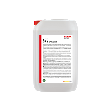 SONAX CHAMPÚ ÁCIDO PARA CEPILLOS LIMPIEZA Y MANTENIMIENTO DE MATERIALES