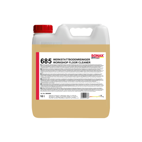 SONAX LIMPIADOR ALCALINO BAJA ESPUMA PARA SUELOS DE TALLERES PROFESIONALES