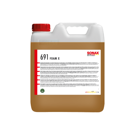 SONAX LIMPIADOR DE ESPUMA ACTIVO ALCALINO PARA LAVADO MECÁNICO DE VEHÍCULOS EN PÓRTICOS