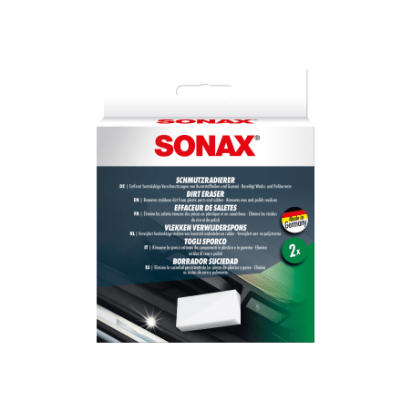 SONAX ESPONJA DE POROS FINOS PARA ELIMINAR SUCIEDAD PERSISTENTE SIN ESFUERZO
