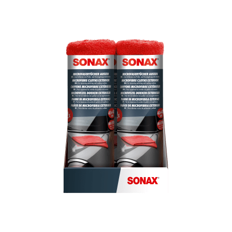 SONAX PAÑO ESPONJOSO DE MICROFIBRAS DE ALTA CALIDAD PARA ELIMINAR RESIDUOS