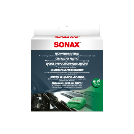 SONAX ALMOHADILLA PARA PLASTICOS LIMPIEZA PROFUNDA EN TODAS LAS SUPERFICIES