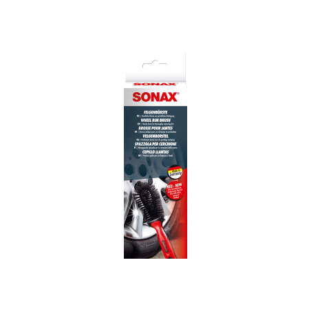 SONAX CEPILLO LIMPIEZA ERGONOMICO PARA LLANTAS DE ACERO Y ALUMINIO