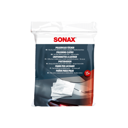 SONAX PAÑOS MICROFIBRA ALTA CALIDAD SUAVES ESPONJOSOS SIN RAYAS USO UNIVERSAL