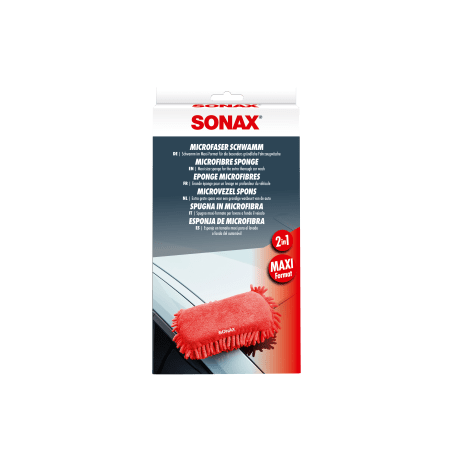 SONAX TOALLA MICROFIBRA DOS CARAS PARA LIMPIEZA PERFECTA EN TODO EL VEHICULO