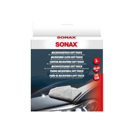 SONAX PAÑO DE DETALLADO ALTO RENDIMIENTO FIBRAS MUY SUAVES ALTA ABSORCIÓN DE AGUA