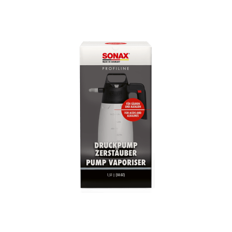 SONAX PULVERIZADOR ROBUSTO PARA LIMPIEZA Y CUIDADO CON ACIDOS Y ALCALIS