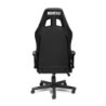 SILLA DE OFICINA/GAMING SPARCO COACH NEGRO/COSTURAS BLANCAS