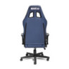SILLA DE OFICINA/GAMING SPARCO COACH AZUL/COSTURAS GRISES