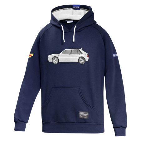SUDADERA SPARCO LANCIA HF DELTA AZUL/BLANCO TALLA S