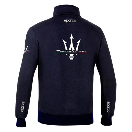SUDADERA CON CREMALLERA SPARCO MASERATI AZUL TALLA L