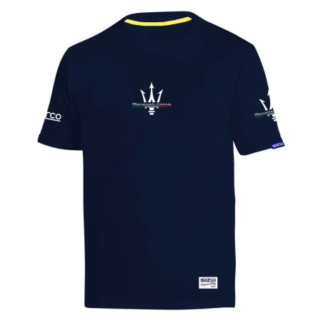CAMISETA SPARCO MASERATI AZUL TALLA L