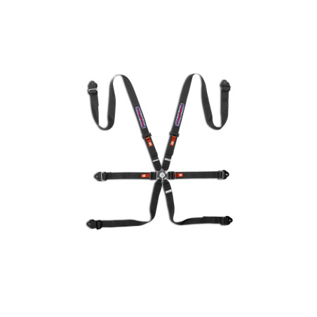 ARNES SPARCO FIA H2 MARTINI RACING 6 PUNTOS ACERO NEGRO