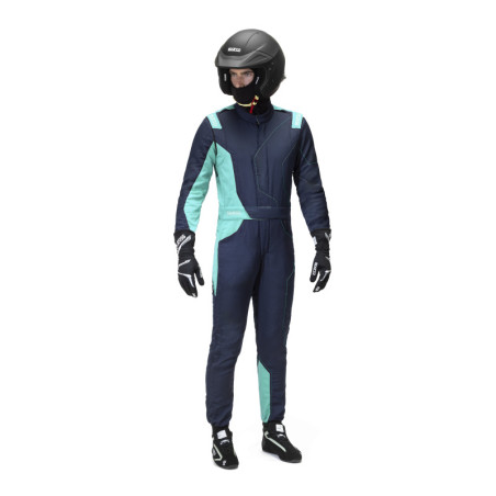 TRAJE SPARCO SPRINT ADVANZED FIA AZUL/AGUA MARINA TALLA 50