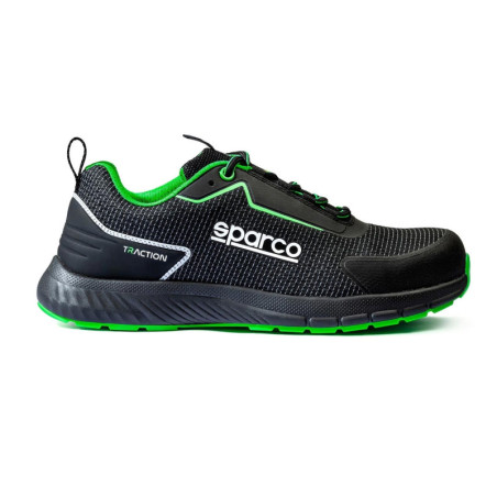 ZAPATO SEGURIDAD TRACTION NAOKI NEGRO/VERDE TALLA 36