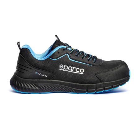 ZAPATO SEGURIDAD TRACTION TAKUMA NEGRO/CELESTE TALLA 44