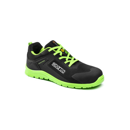 ZAPATO SEGURIDAD PRACTICE RINUS NEGRO/VERDE TALLA 46
