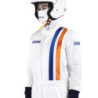 REPLICA DE TRAJE DE CARRERAS GULF BLANCO TALLA 56