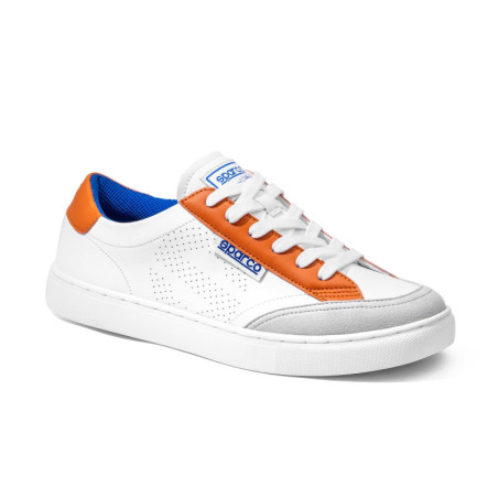 ZAPATILLAS SPARCO S-TIME TALLA 37 BLANCO/NARANJA