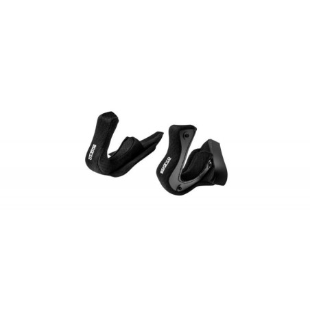 ALMOHADILLAS MEJILLAS SPARCO PARA CASCO RJ NEGRO 35MM