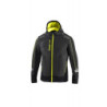 CHAQUETA SOFT-SHELL TECH TW TALLA XXXXL GRIS/AMARILLO FLUO