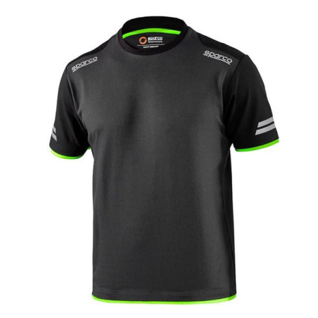 CAMISETA SPARCO TECH SPARCO TUCSON GRIS/VERDE TALLA XXXXL