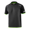 CAMISETA SPARCO TECH SPARCO TUCSON GRIS/VERDE TALLA XXXXL